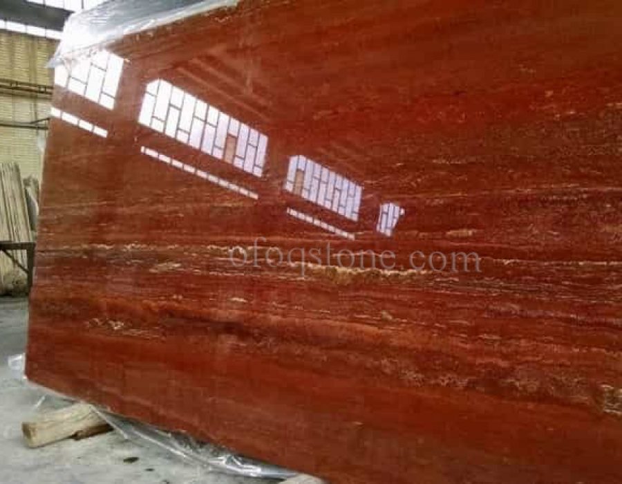 red travertine